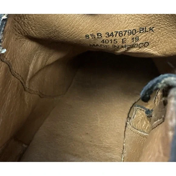 Frye Boots Womens 8.5 Meghan Ankle Bootie Black Round Toe Block Heels 3476790 - Picture 11 of 12